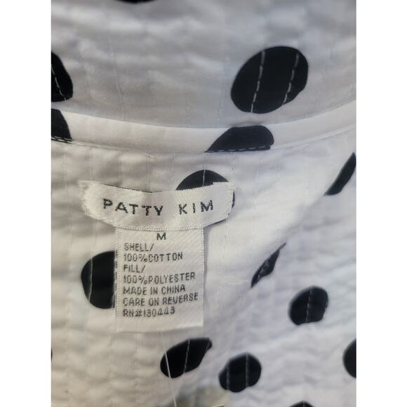 Patty Kim 100% Cotton Quilted Reversible Jacket Size Medium. NWT - Picture 8 of 8